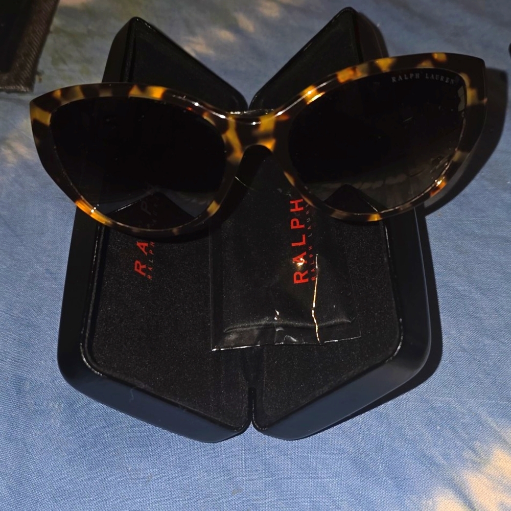 NEW! Authentic Ralph Lauren Sunglasses 8098 Tortoise Shell